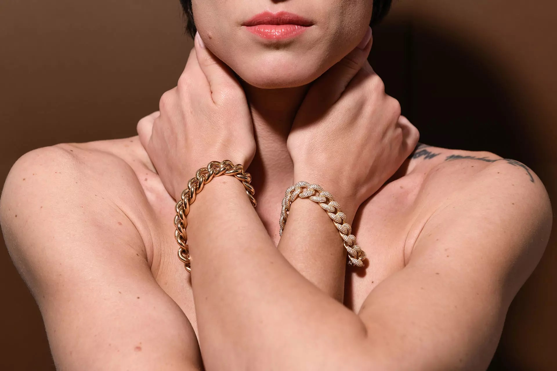 Bracciale chiodo in oro bianco 750% Art. CHIODOB