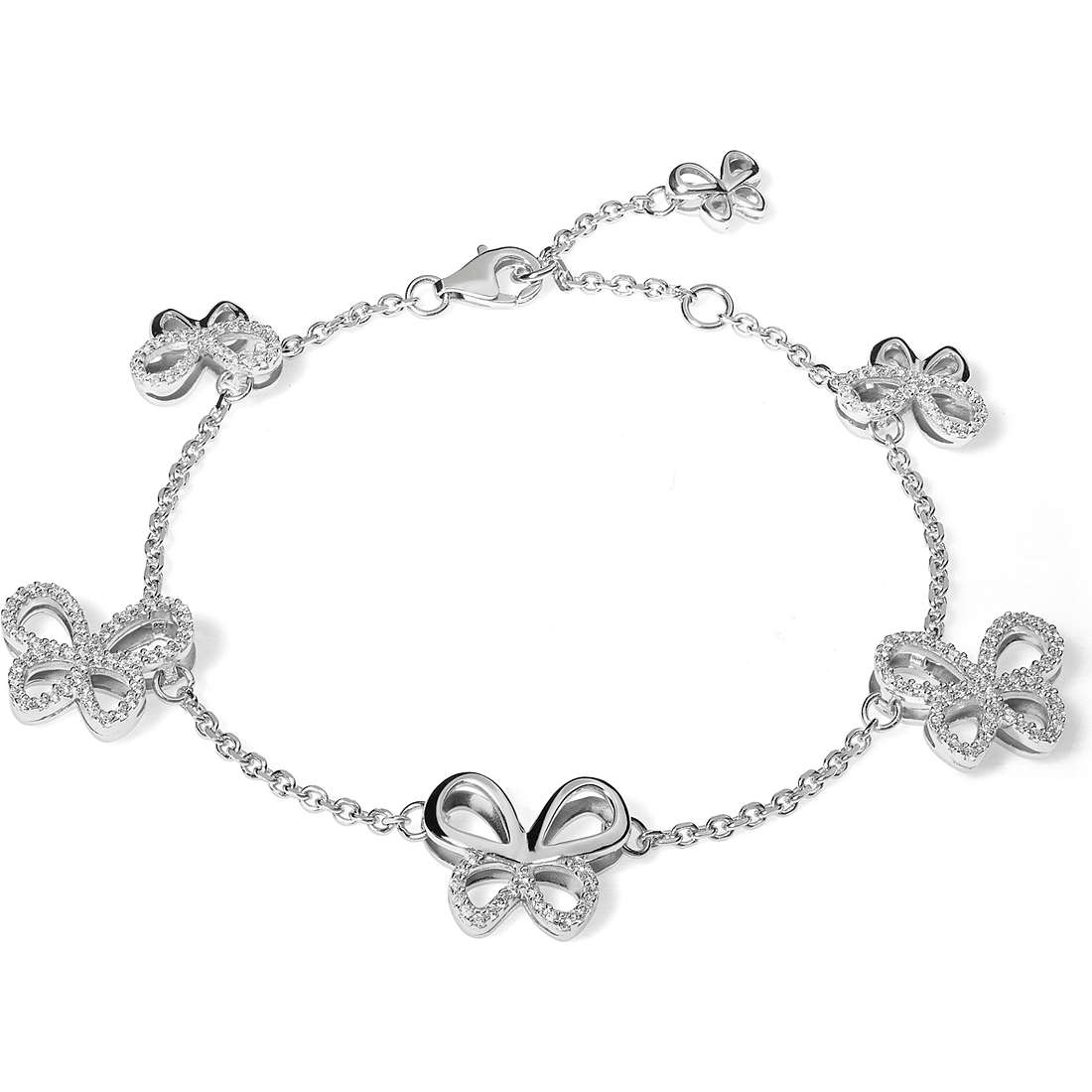 Bracciale Donna Comete Gioielli Farfalle BRA 139