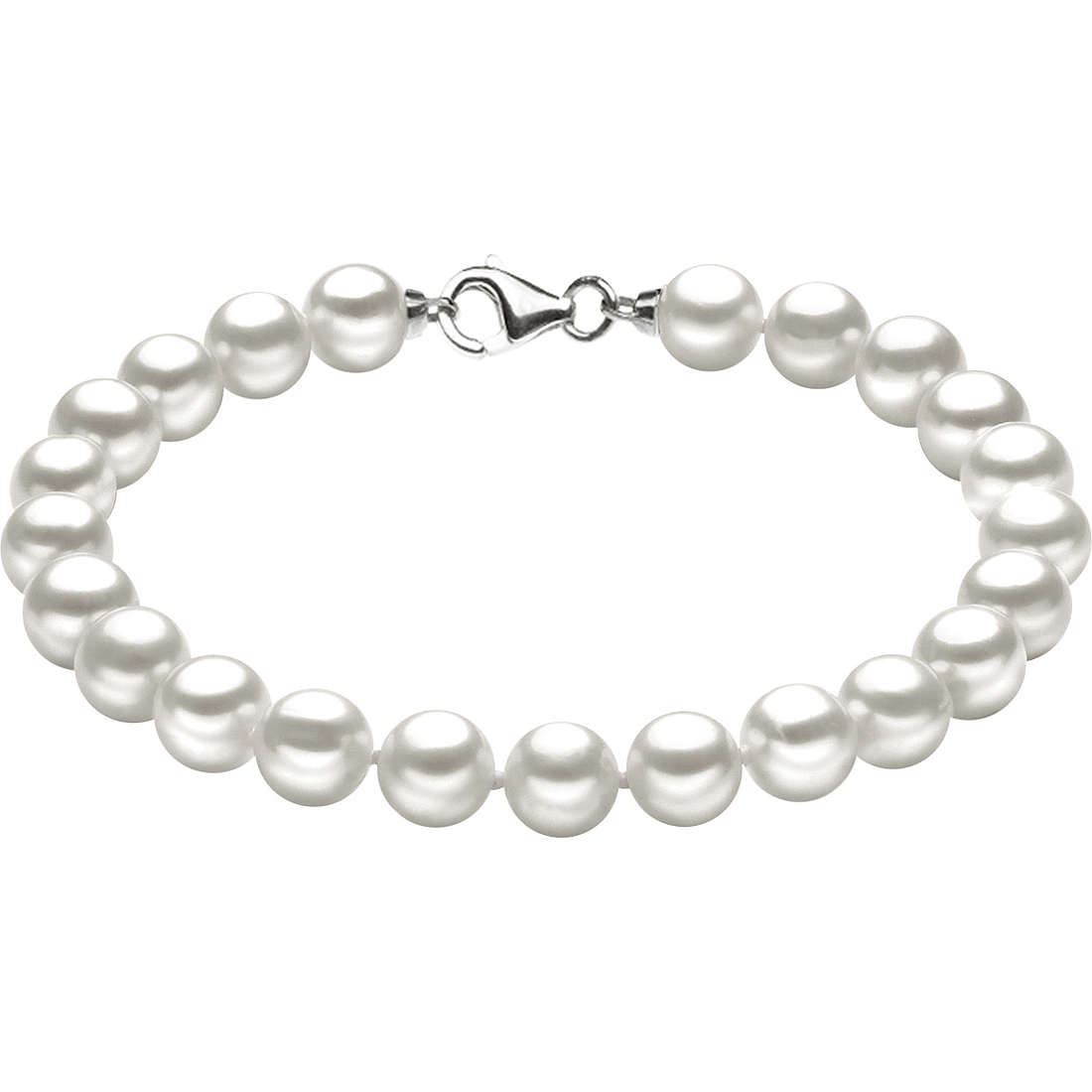 Bracelet Womens Comete Gioielli Pearls Silver BRQ 108 S
