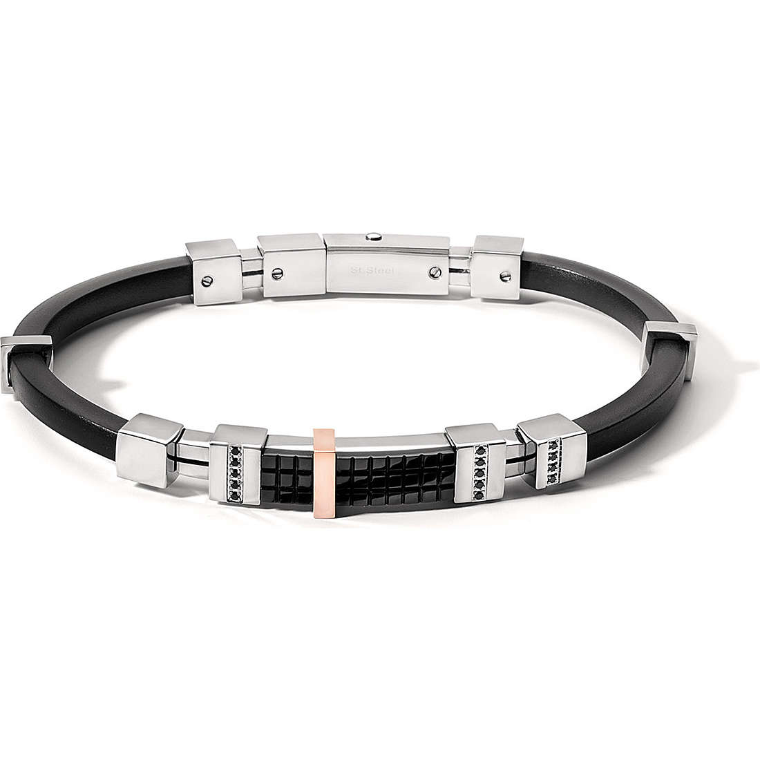 Bracelet Men Comete Gioielli Steel UBR 395