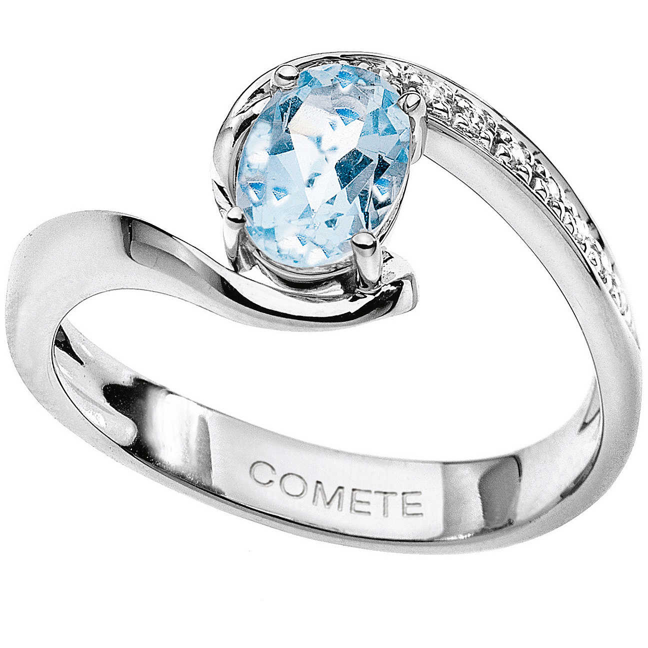 Comete anello cheap acquamarina