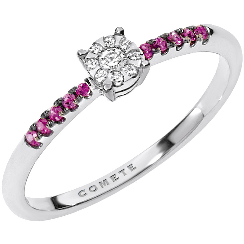 Ring Woman Comete Gioielli Colorful Precious Stones ANB 1731