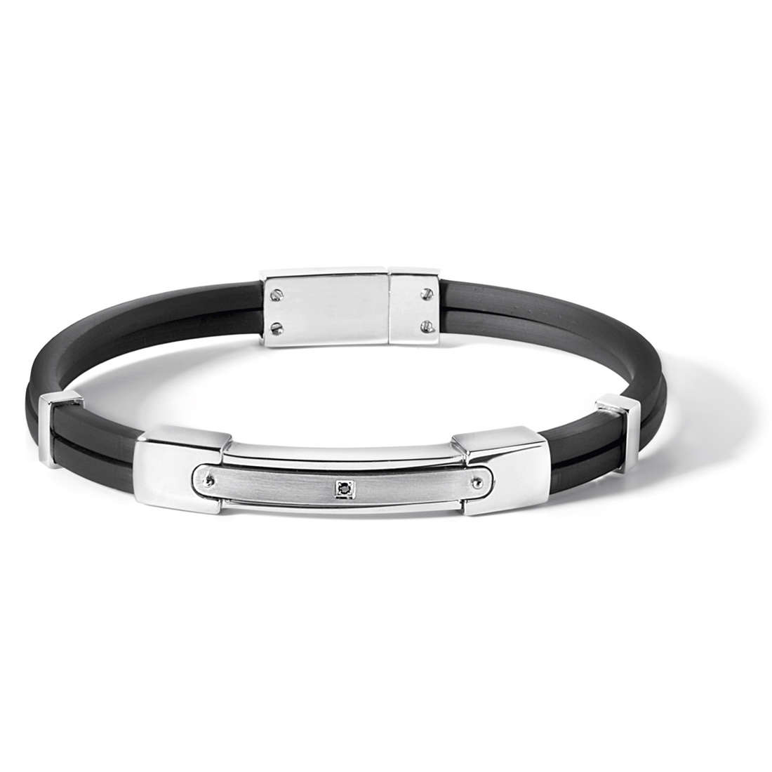 Bracciale Uomo Gioielli Comete Acciaio UBR513