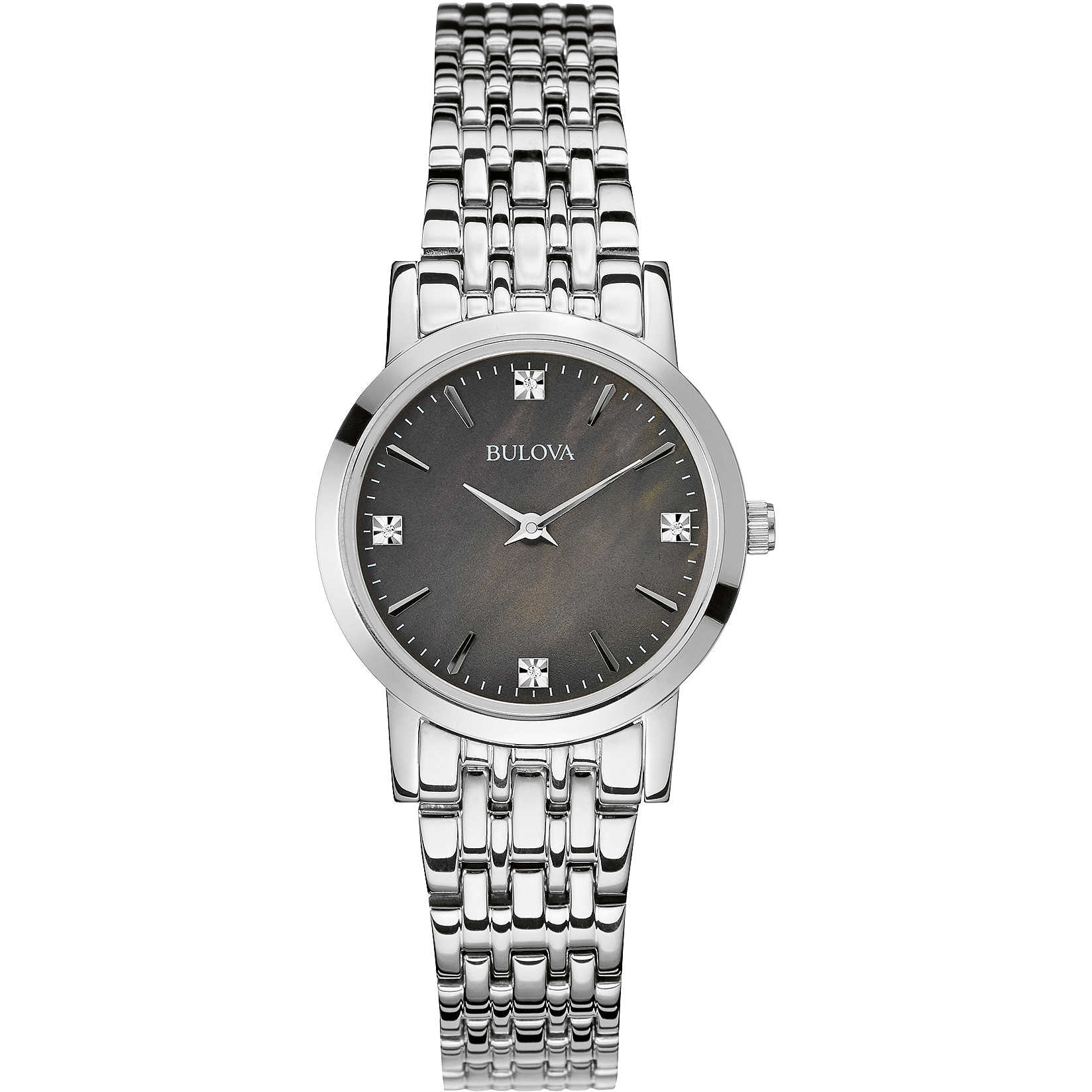 Orologio Bulova Solo Tempo Donna Diamanti 96S148