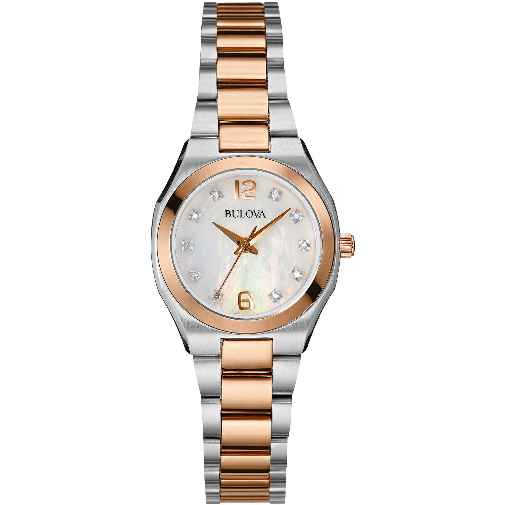 Orologio Bulova Solo Tempo Donna Diamanti 98S143