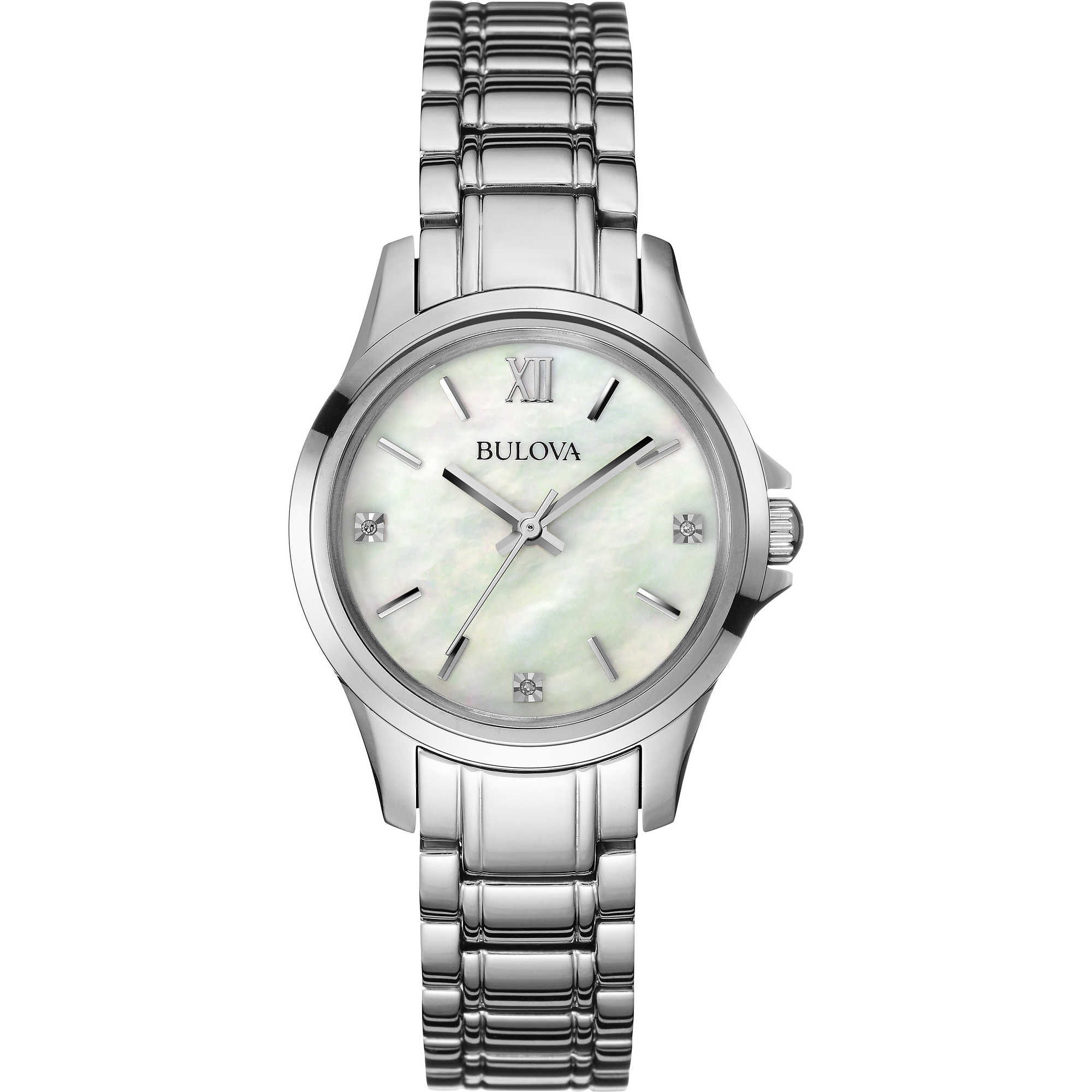 Orologio Bulova Solo Tempo Donna Diamanti 96P152