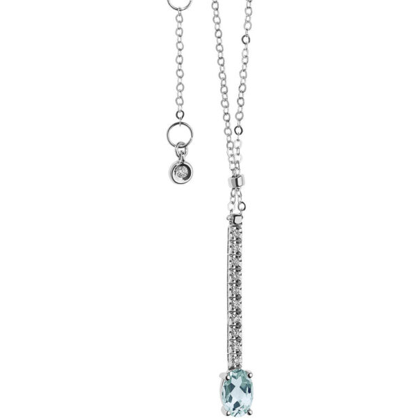 Women's Comete Gioielli Aquamarine GLQ 260 Necklace