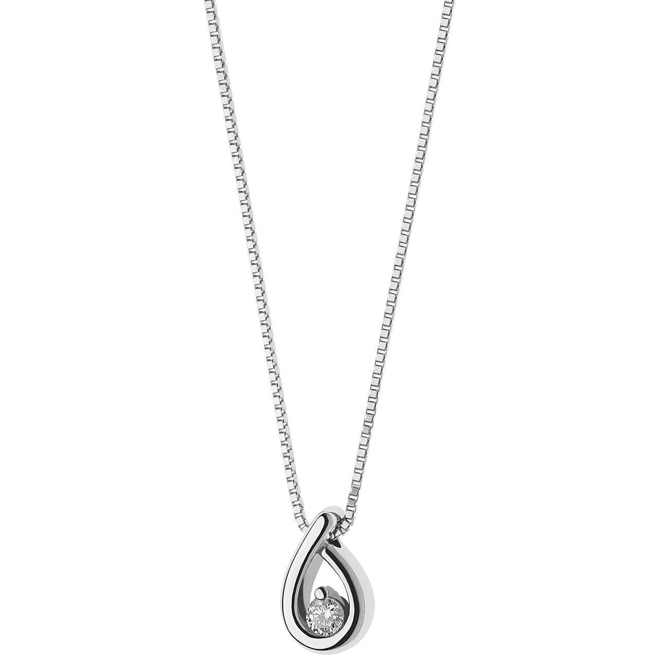 Necklace Woman Comete Gioielli Diamonds GLB 1243