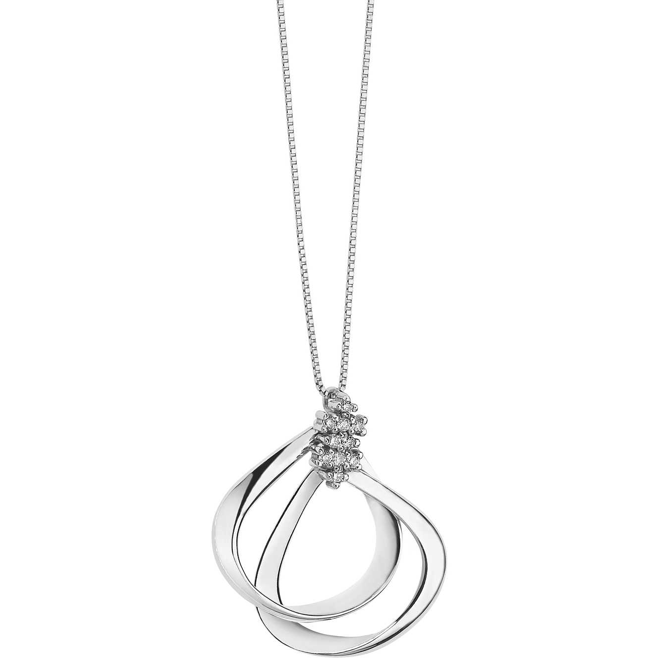 Necklace Women Comete Gioielli Diamonds GLB 1253