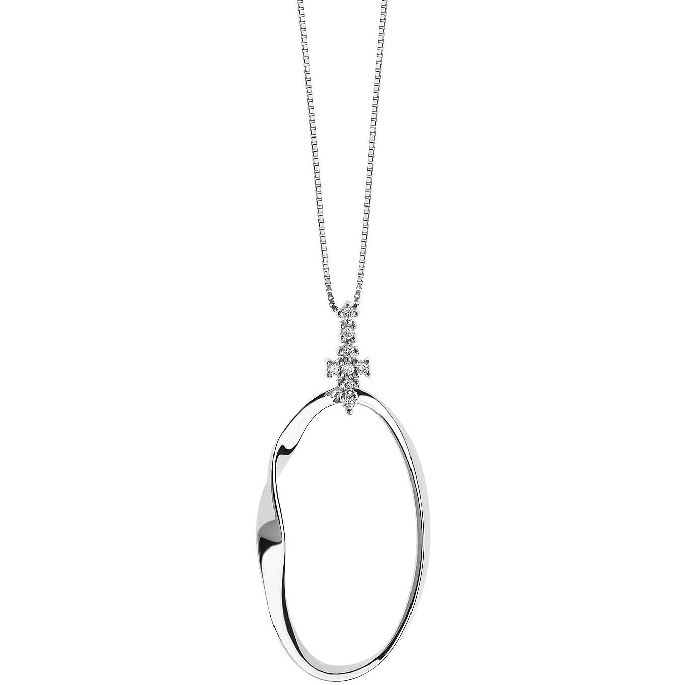 Necklace Women’s Comete Gioielli Diamonds GLB 1246