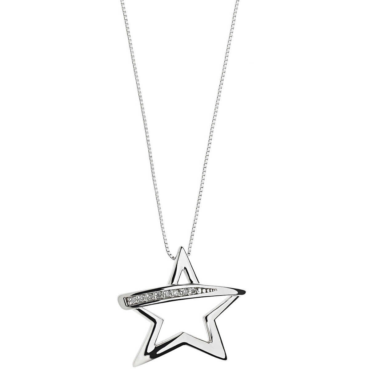 GLB 1130 Women’s Comete Gioielli Diamond Patterns Necklace