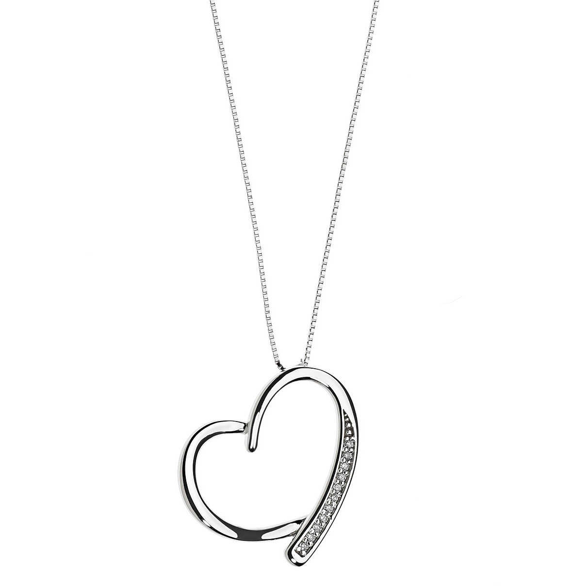 GLB 1132 Women’s Comete Gioielli Diamond Patterns Necklace