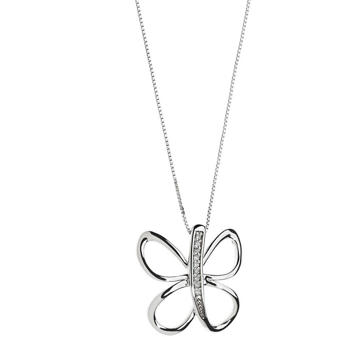 GLB 1133 Women’s Comete Gioielli Diamond Patterns Necklace
