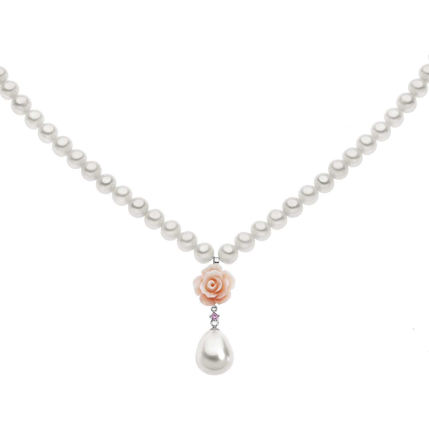 Collana Donna Comete Gioielli Perla FWQ 164