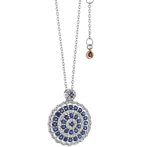 GLB 1111 Diamond Rose Comete Gioielli Necklace for Women