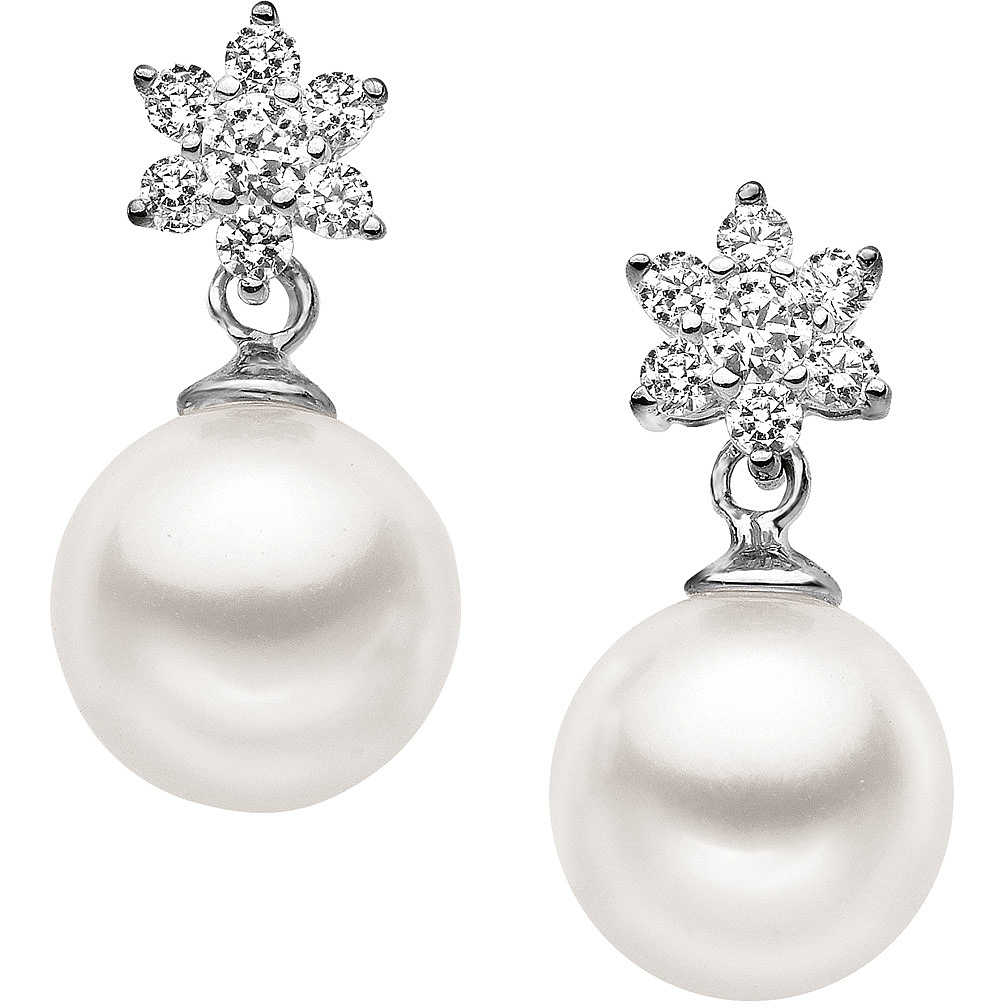 Women’s Earrings Comete Gioielli Pearl ORP 495