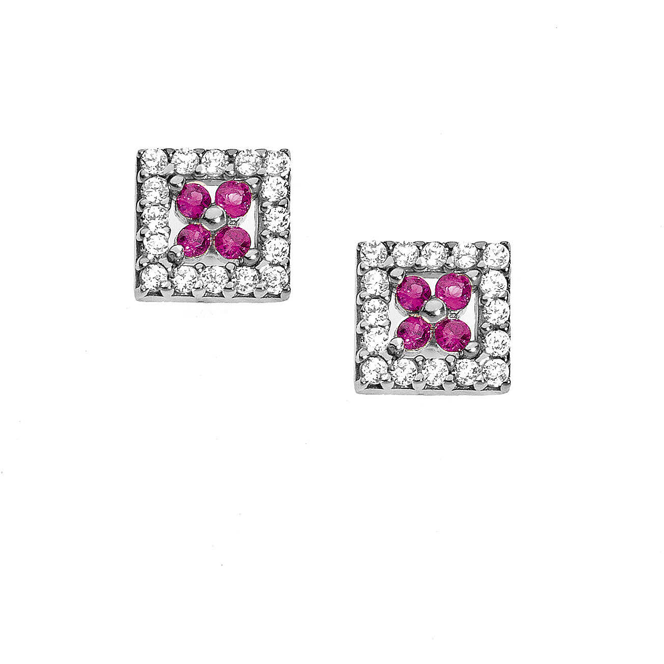 ORB 682 Women’s Comete Gioielli Colorful Gemstones Earrings