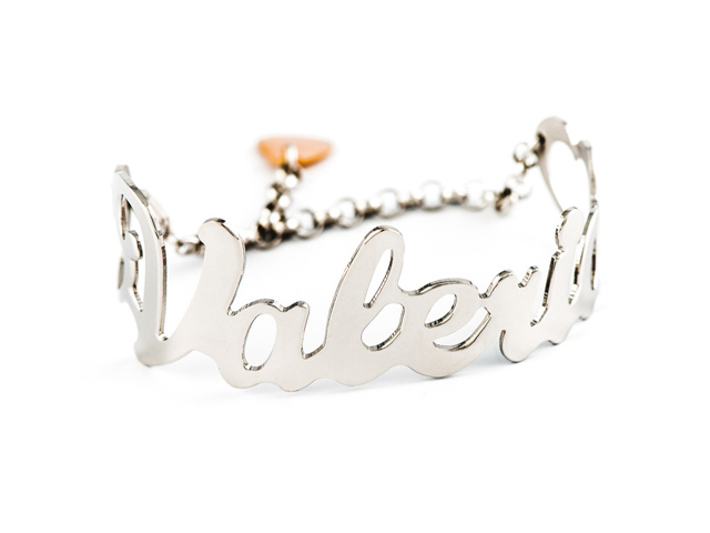 Very Name Mini Rigid Bracelet, 925% Silver