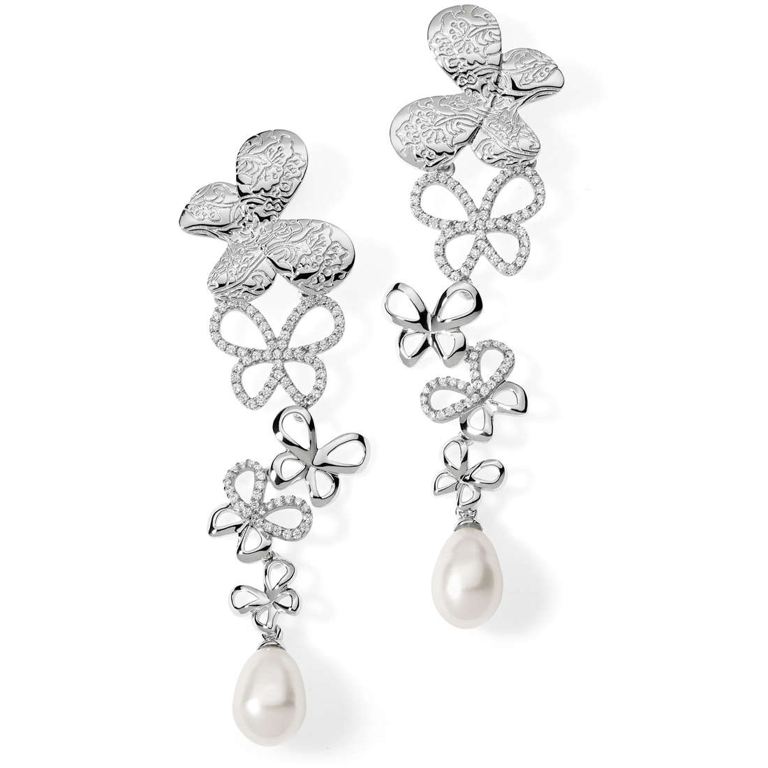 Women's Earrings Comete Gioielli Butterflies NOW 108