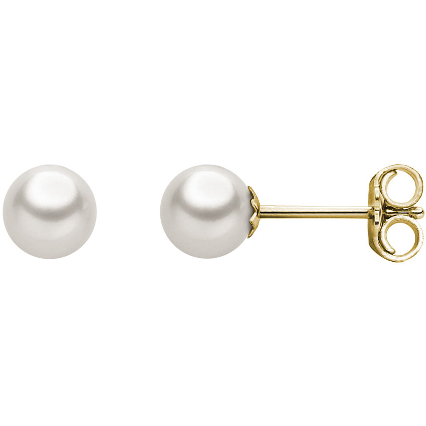 Earrings Unisex Comete Gioielli Pearl ORP 147 G