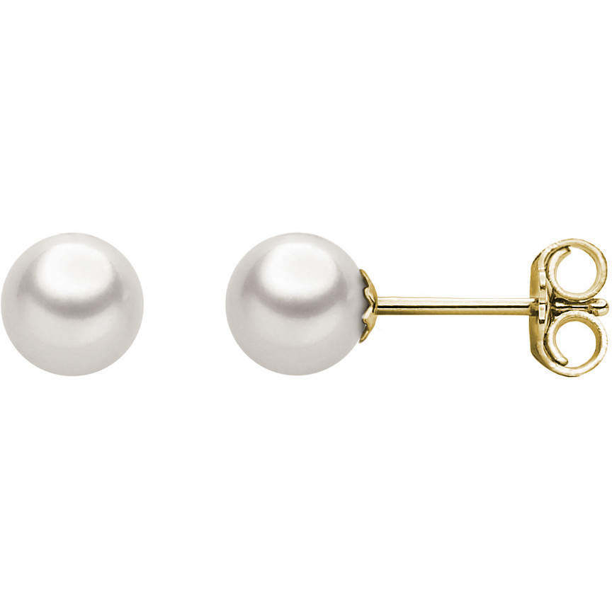 Earrings Unisex Comete Gioielli Pearl ORP 148 G