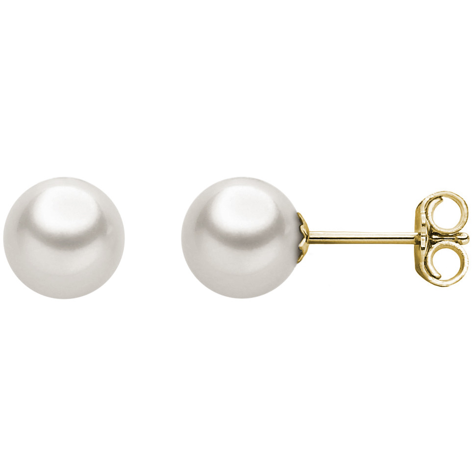 Earrings Unisex Comete Gioielli Pearl ORP 294 G