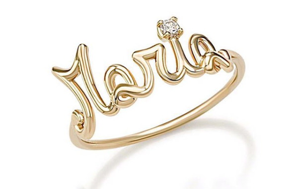 Ring Maria Gold 750% diamond 0.04ct Color G /vvs