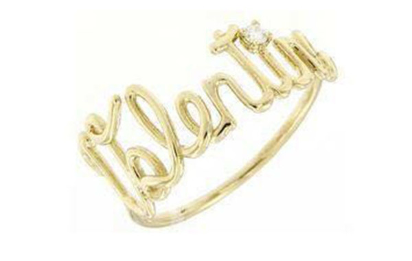 Ring Valentina Gold 750% diamond 0.04ct Color G /vvs