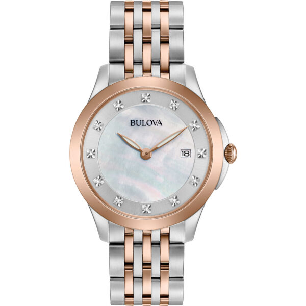 BULOVA Women's Time-Only Watch Bulova Diamonds