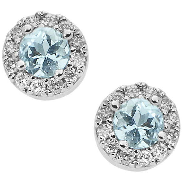 ORQ 226 Women’s Comete Gioielli Aquamarine Fantasy Earrings