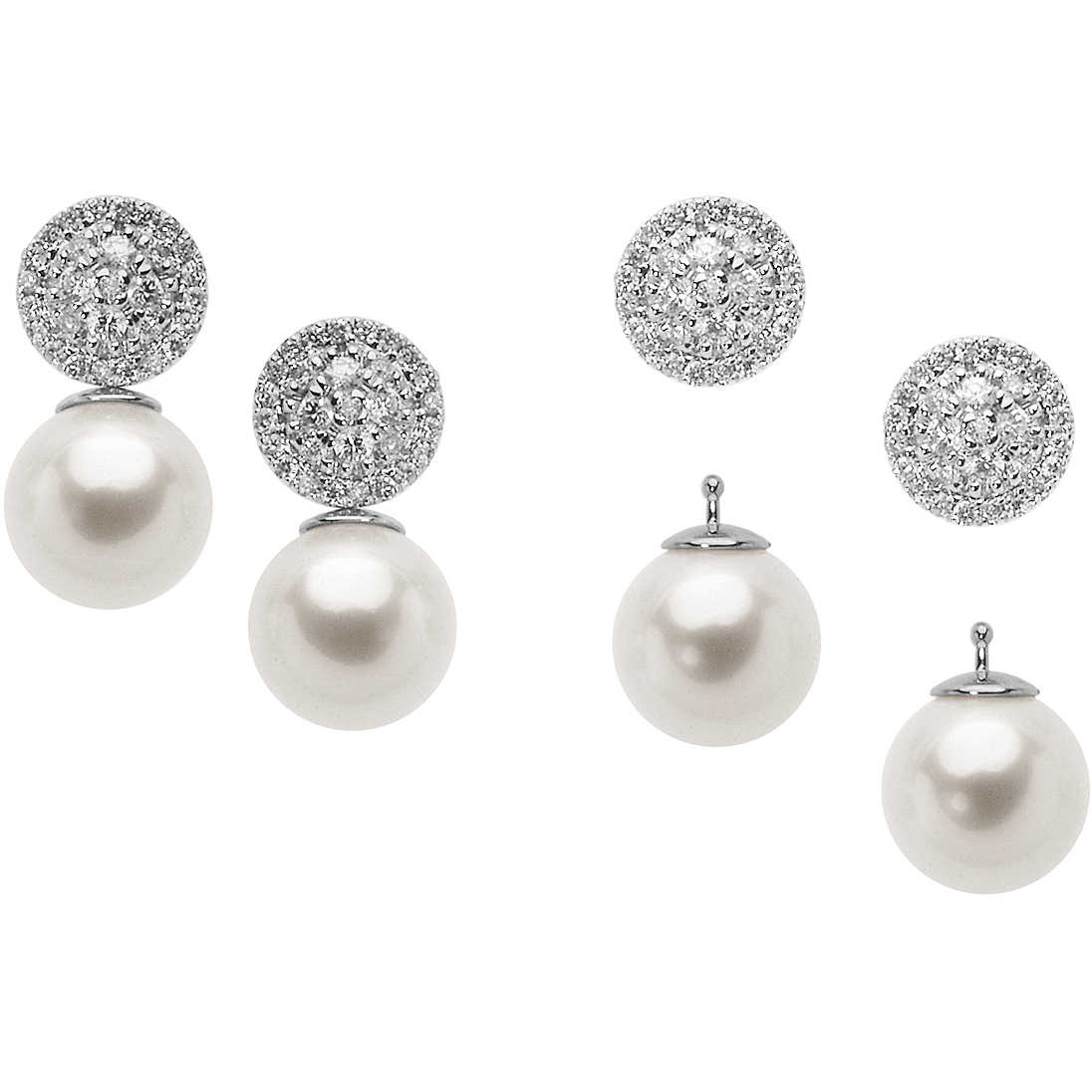 Women’s Comete Gioielli Earrings White ORP 660