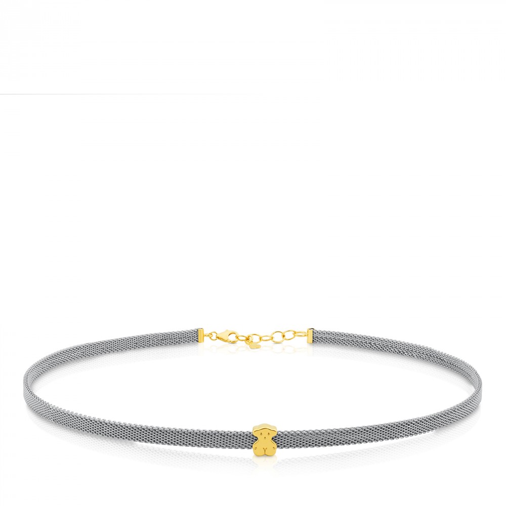 GOLD CHOKER MESH 4MM OTHER LINK