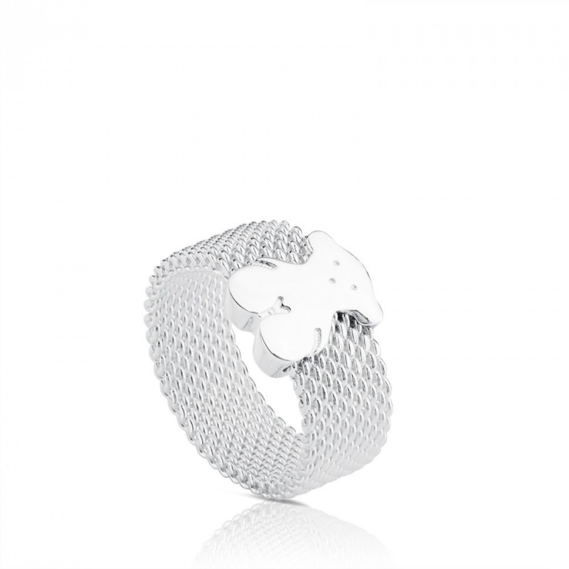 SILVER RING MESH 10MM N° 14