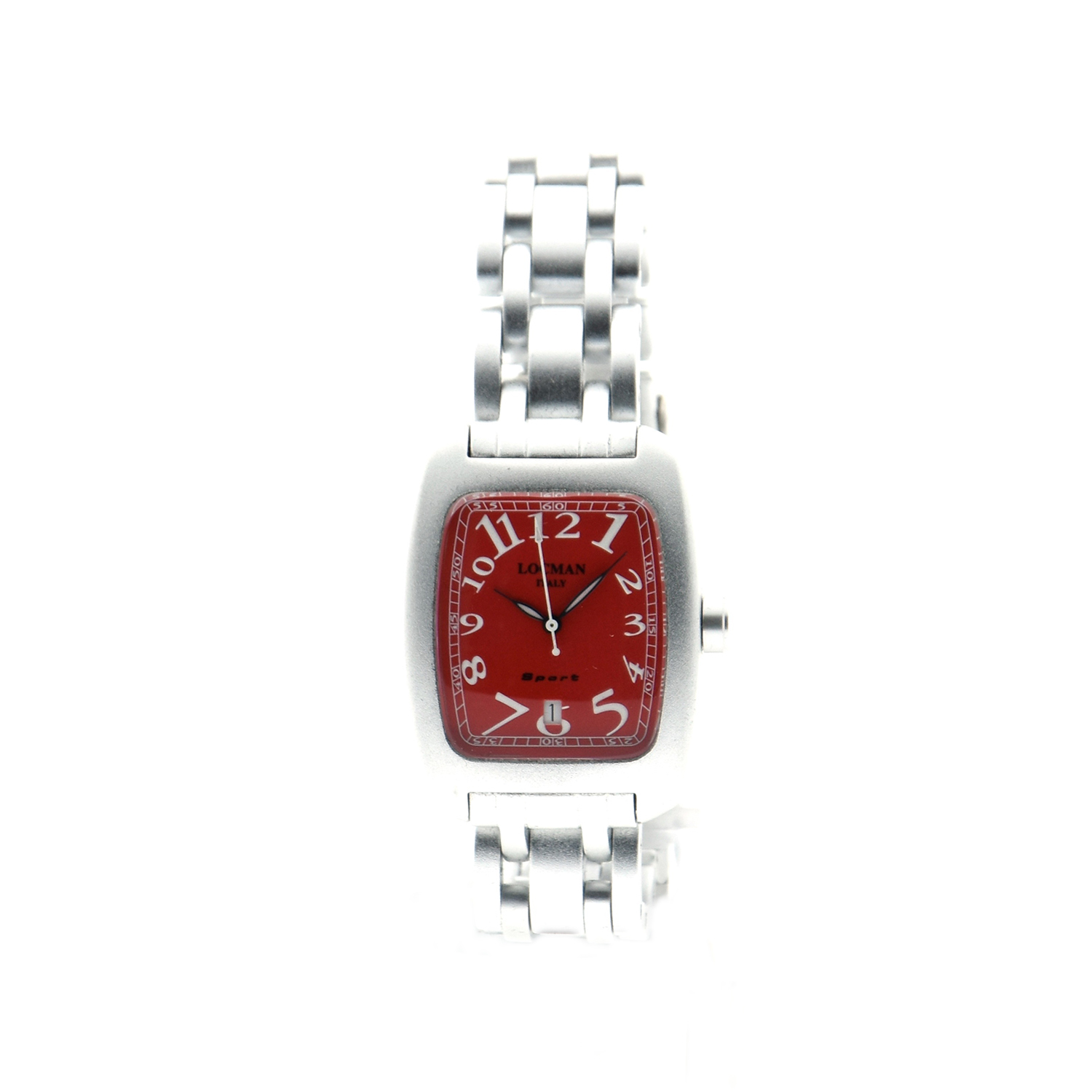 Orologio Locman modello Sport in alluminio quadrante rosso chiusura deployante movimento al quarzo