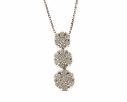 Pendant Trilogy Gold and Diamonds DROPS OF LIGHT Art. 109158