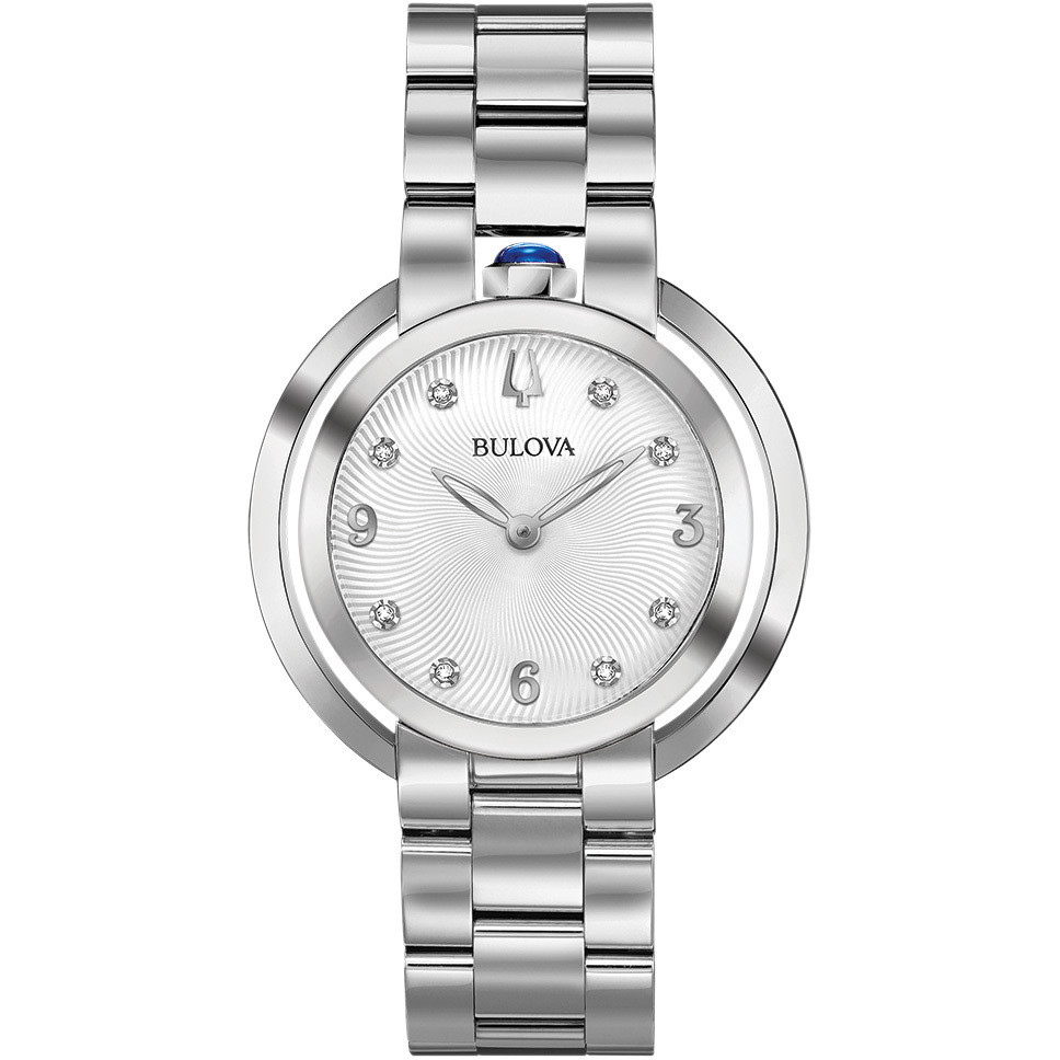 Bulova Women’s Time Only Watch Bulova Diamonds Rubyat