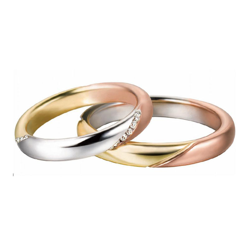 Wedding rings Polello Art. 2334DBGR – 2334UBG