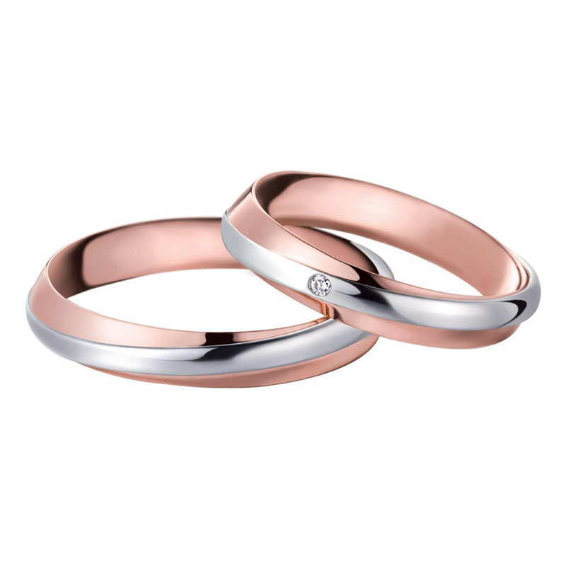 Wedding rings Polello Art. 2547DBR – 2547UBR