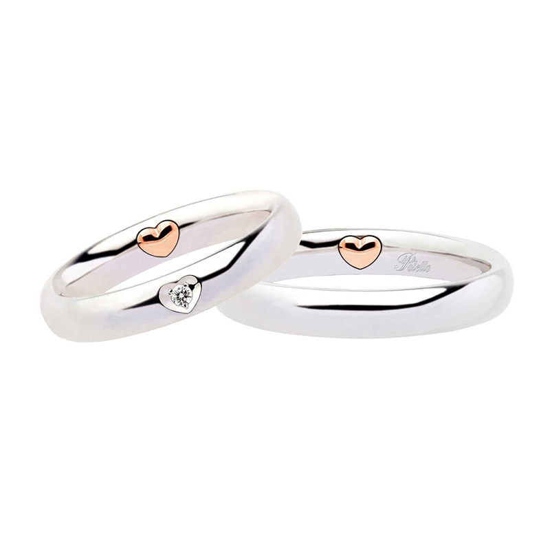 Wedding rings Polello Art. 2834DBR – 2834UBR