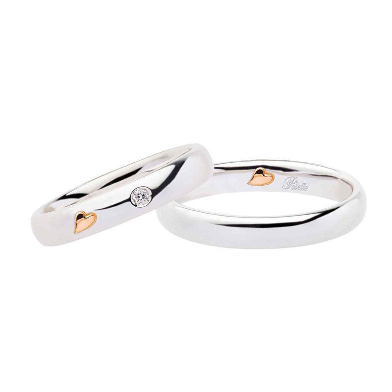 Wedding rings Polello Art. 2835DBR – 2835UBR