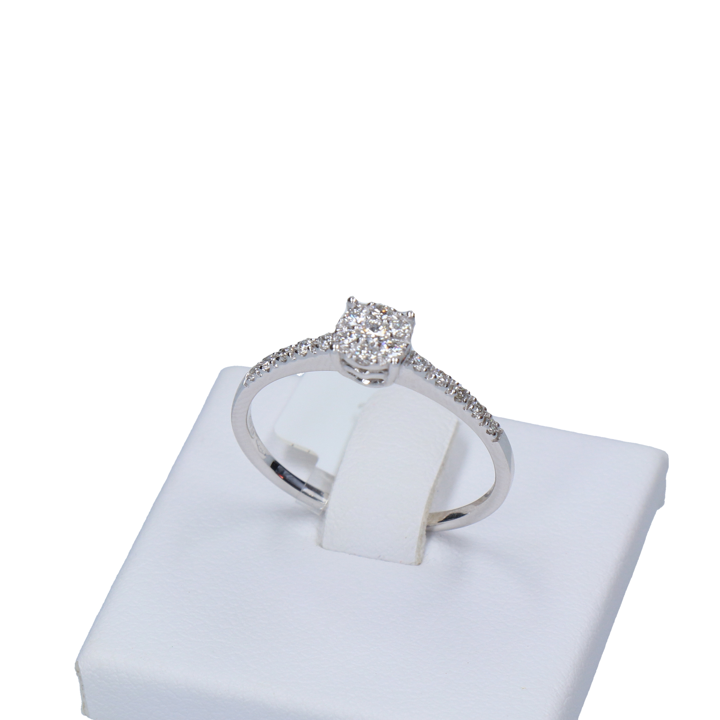 Gold and Diamond NARCISSUS Solitaire Ring Art.392A01DW