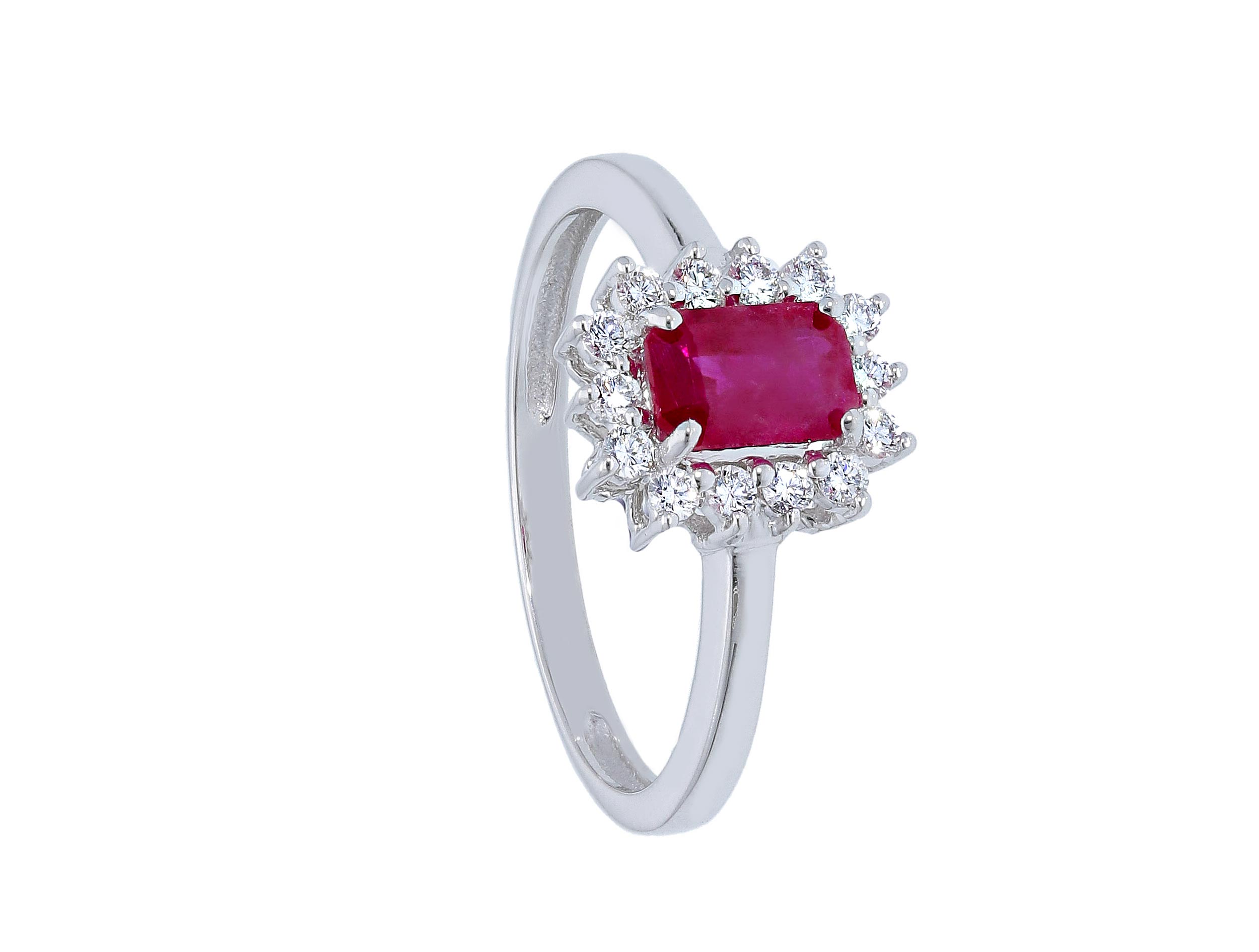 Ruby and diamond ring code Art.166900