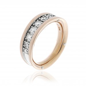 Rose Gold and Diamonds Chimento Ring 1A08482B36140