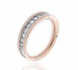 Rose Gold and Diamonds Chimento Ring 1A08482B26140