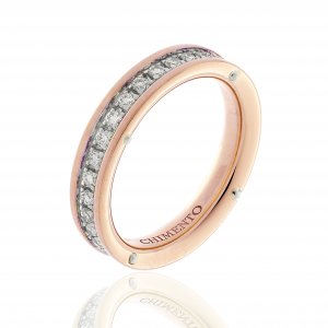 Rose Gold and Diamonds Chimento Ring 1A08483B26140