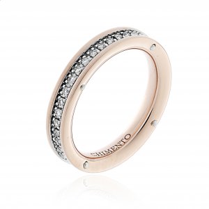 Rose Gold and Diamonds Chimento Ring 1A08483B16140