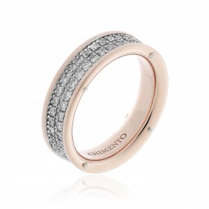 Rose Gold and Diamonds Chimento Ring 1A08484B16140