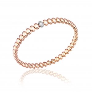 Bicolor gold and diamond Chimento bracelet 1B01439B1T180