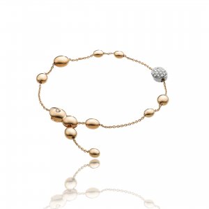 Bicolor gold and diamond Chimento bracelet 1B01440B1T190