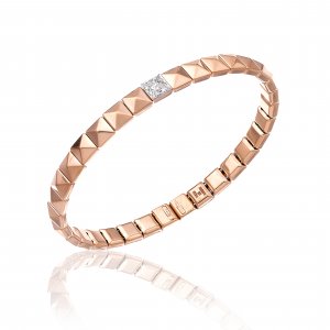Bicolor gold and diamond Chimento bracelet 1B01452B1T180